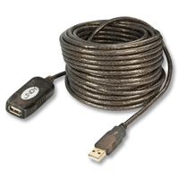Lindy 20m USB 2.0 M/F USB-kabel - thumbnail