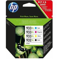 HP 932/933 4 stuk(s) Origineel Normaal rendement Zwart, Cyaan, Magenta, Geel