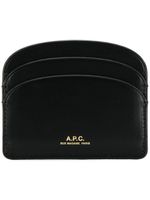 A.P.C. porte-cartes à logo imprimé - Noir - thumbnail