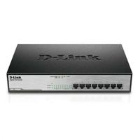 Desktop Switch D-Link DGS-1008MP 16 Gbps LAN 140W Zwart