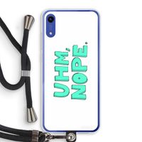 UHM, NOPE.: Honor Play 8A Transparant Hoesje met koord
