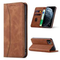 Samsung Galaxy A55 hoesje - Bookcase - Pasjeshouder - Portemonnee - Kunstleer - Bruin