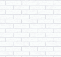 Behang baksteen Wit baksteenpatroon