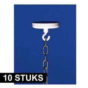 10x Versiering ophangen ophanghaak met magneet