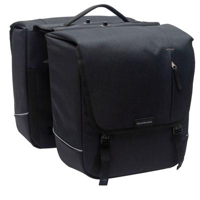 Newlooxs New looxs nova double detachable - dubbele fietstas zwart 35x35x15cm