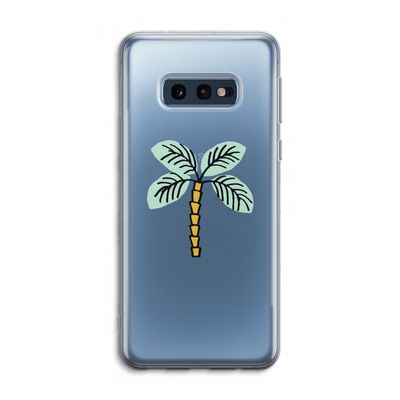 Palmboom: Samsung Galaxy S10e Transparant Hoesje