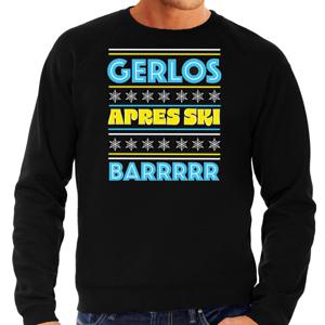 Apres ski sweater voor heren - Gerlos - zwart - apresski bar/kroeg - skien/snowboarden - wintersport