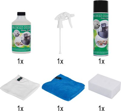 Clean Pro set voor dieptereiniging en onderhoud