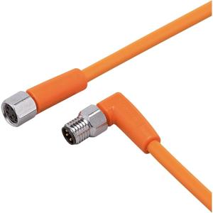 ifm Electronic EVT195 Verbindingskabel Aantal polen (sensoren): 4, 4 Stekker, haaks, Bus, recht 10 m 1 stuk(s)