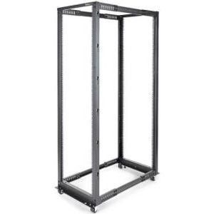 StarTech.com 42U open-frame serverrekkast met 4 stijlen met instelbare diepte plat verpakt met zwenk