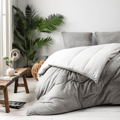 Teddy Dekbedovertrek + Hoeslaken - Lichtgrijs - Dekbed-Discounter.nl Teddy Dekbedovertrek + Hoeslaken - Lichtgrijs - Dekbed-Discounter.nl