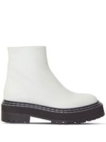 Proenza Schouler bottines plateforme à semelle crantée - Blanc - thumbnail