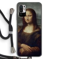 Mona Lisa: Xiaomi Redmi Note 10 5G Transparant Hoesje met koord