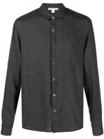 James Perse classic-collar linen shirt - Gris - thumbnail