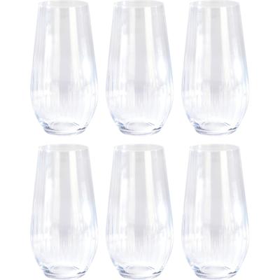 Atmos Fera Longdrink glazen - 6x stuks - kristalglas - 580 ml - sap/water glas