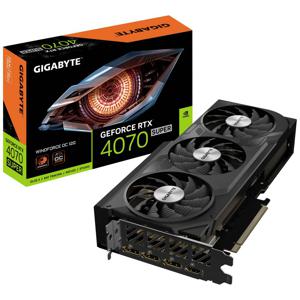 Gigabyte Nvidia GeForce RTX 4070 Super Videokaart WINDFORCE OC 12 GB GDDR6X-RAM PCIe x16 HDMI, DisplayPort Overclocked