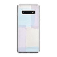 Square pastel: Samsung Galaxy S10 4G Transparant Hoesje