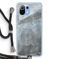 Grey Stone: Xiaomi Mi 11 Lite Transparant Hoesje met koord