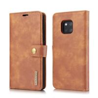 Dg. MING Crazy Horse textuur Flip afneembare magnetische lederen case voor Huawei mate 20 Pro met houder & kaartsleuven & portemonnee (bruin)