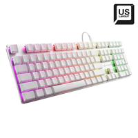 Sharkoon PureWriter RGB Blue toetsenbord Gamen USB QWERTY Amerikaans Engels Wit - thumbnail