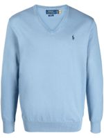 Polo Ralph Lauren pull à logo brodé - Bleu