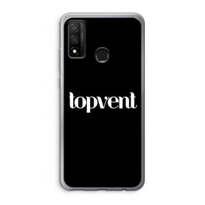 Topvent Zwart: Huawei P Smart (2020) Transparant Hoesje