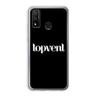 Topvent Zwart: Huawei P Smart (2020) Transparant Hoesje