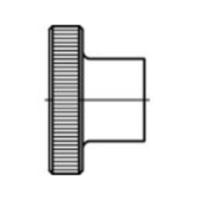 TOOLCRAFT TO-5447934 Kartelmoeren M8 DIN 466 Messing 25 stuk(s)