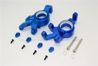 GPM - Aluminium Front Knuckle Arms with Collars - Blue - Traxxas X-Maxx - thumbnail