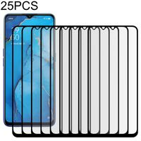 Voor OPPO Reno3 een 25 PCS full glue full screen tempered glass film