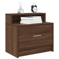 Nachtkastjes 2 st met lade 51x31x47 cm bruin eikenkleurig