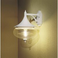 Konstsmide Libra 581-250 Buitenlamp (wand) Spaarlamp, LED E27 100 W Wit - thumbnail