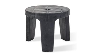 Jesper Home Ronde Bijzettafel 'Kartano' Gebrand hout, 56cm