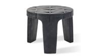 Jesper Home Ronde Bijzettafel 'Kartano' Gebrand hout, 56cm