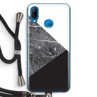 Combinatie marmer: Huawei P20 Lite Transparant Hoesje met koord