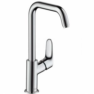 Hansgrohe Focus Wastafelkraan Met Draaibare Uitloop 24 Cm. Chroom