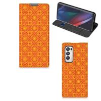 OPPO Find X3 Neo | Hoesje met Magneet | Batik Oranje