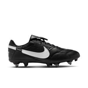 Nike Premier III IJzeren-Nop Voetbalschoenen (SG) Anti-Clog Zwart Wit