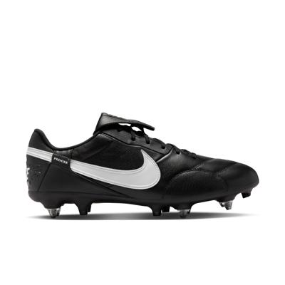 Nike Premier III IJzeren-Nop Voetbalschoenen (SG) Anti-Clog Zwart Wit