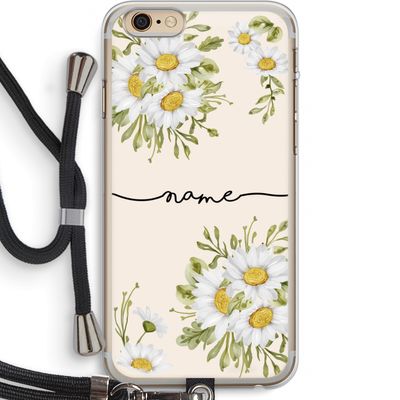 Daisies: iPhone 6 PLUS / 6S PLUS Transparant Hoesje met koord