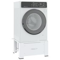 Wasmachineverhoger met lade wit Wasmachineverhoger met lade wit