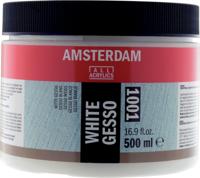 Amsterdam witte gesso, fles van 500 ml Amsterdam witte gesso, fles van 500 ml