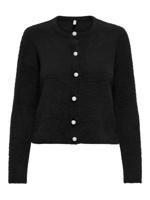 Only Onlpetra Ls Pearl O-neck Cardi Cc Knt Vest 4853111 Black Pearl Button