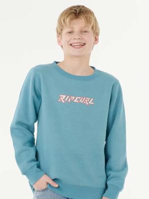 Tropic Daze sweater met ronde hals voor kinderen RIP CURL hemelsblauw Tropic Daze sweater met ronde hals voor kinderen RIP CURL hemelsblauw