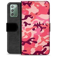 Samsung Galaxy Note20 Premium Portemonnee Hoesje - Roze Camouflage