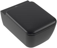 Villeroy & Boch Skyla Combi-Pack Wandhangend Met Twistflush Pure Black Ceramicplus