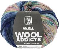 Lang Yarns Artsy 008 Blauw/Roze