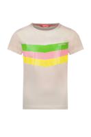 Tygo & Vito Meisjes t-shirt - Niqe - Licht steen