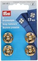 Prym Aannaaidrukknopen Goudkleurig 17 mm