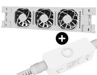 Heatfan 3 - radiatorventilator solo - wit + touch sensor